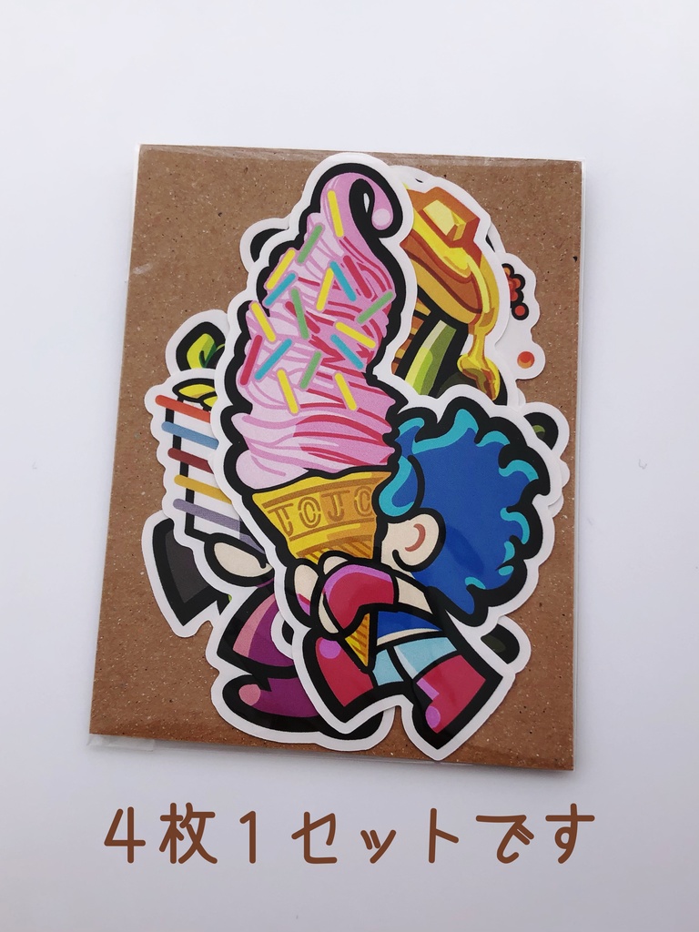 ステッカーセット【んしょんしょ】