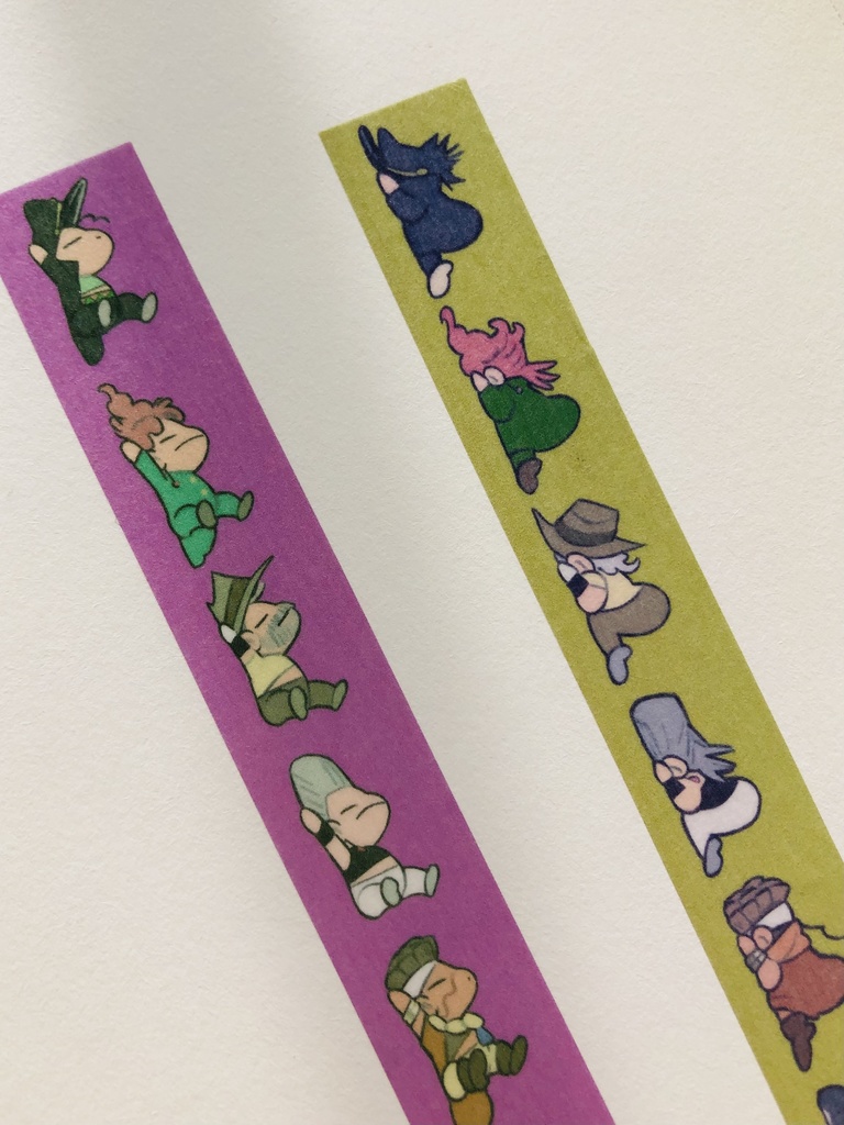 マスキングテープ【ごめん寝/へそ天】