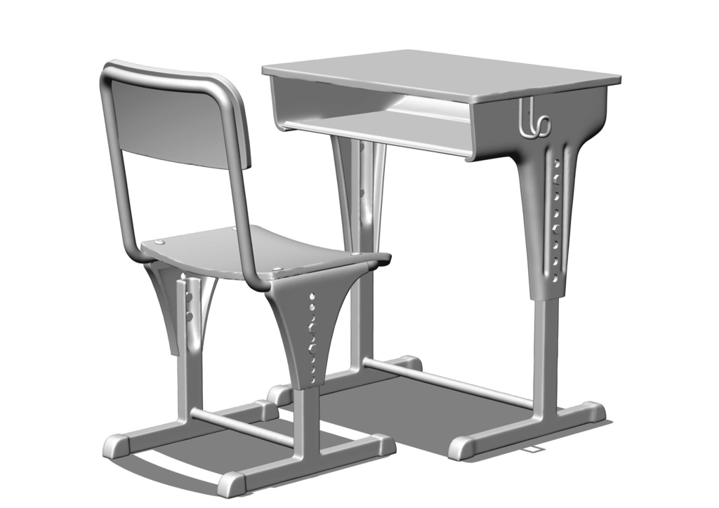 SCHOOL DESK AND CHAIR