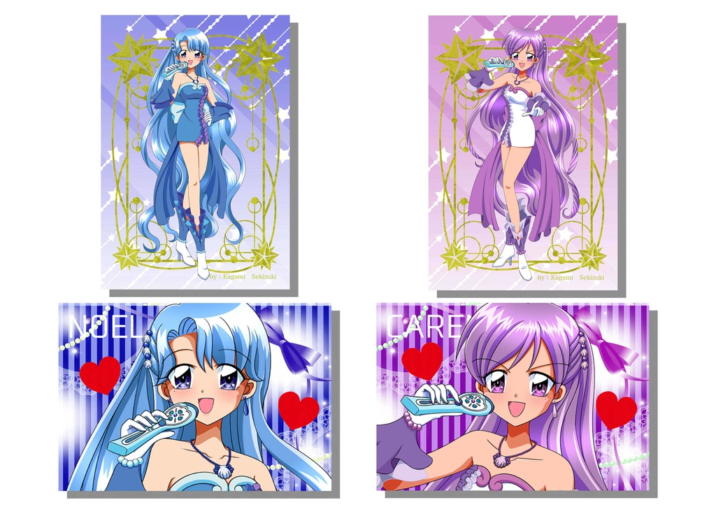 ぴっちマニアコレクション2&ノエル・かれんB3ハーフタペストリー&ポストカードセット