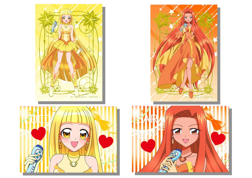 ぴっちマニアコレクション4&ココ・沙羅B3ハーフタペストリー&ポストカードセット