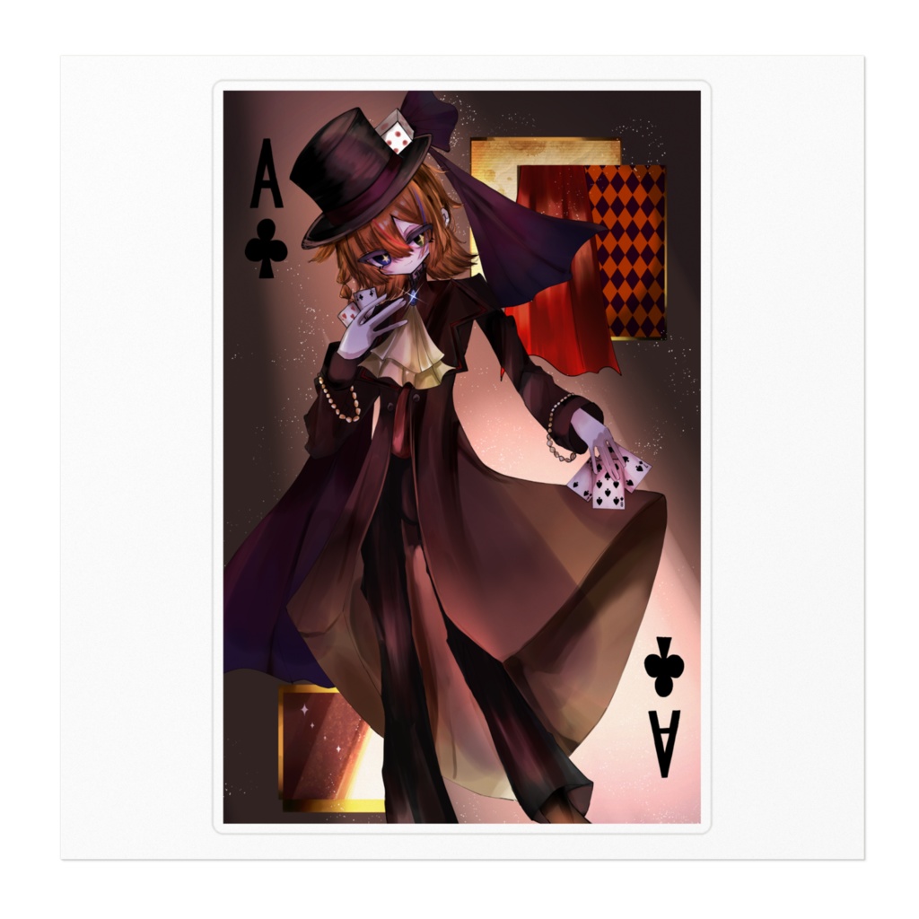 リック・もどり・▇◇♦ ステッカー