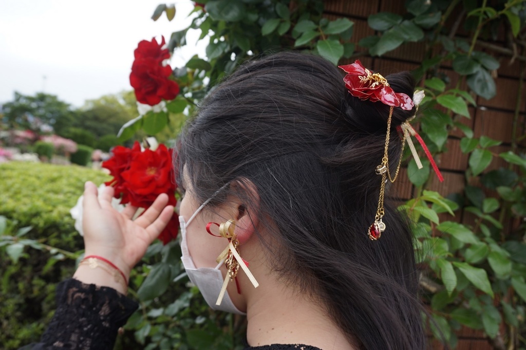 【コルダ3】東金千秋モチーフ簪&ノンホールピアス