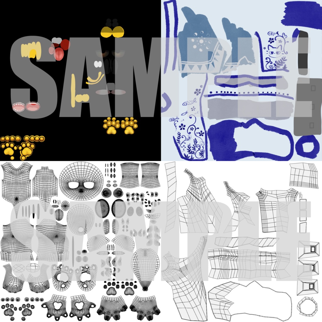 mikaduki/オリジナル3Dモデル