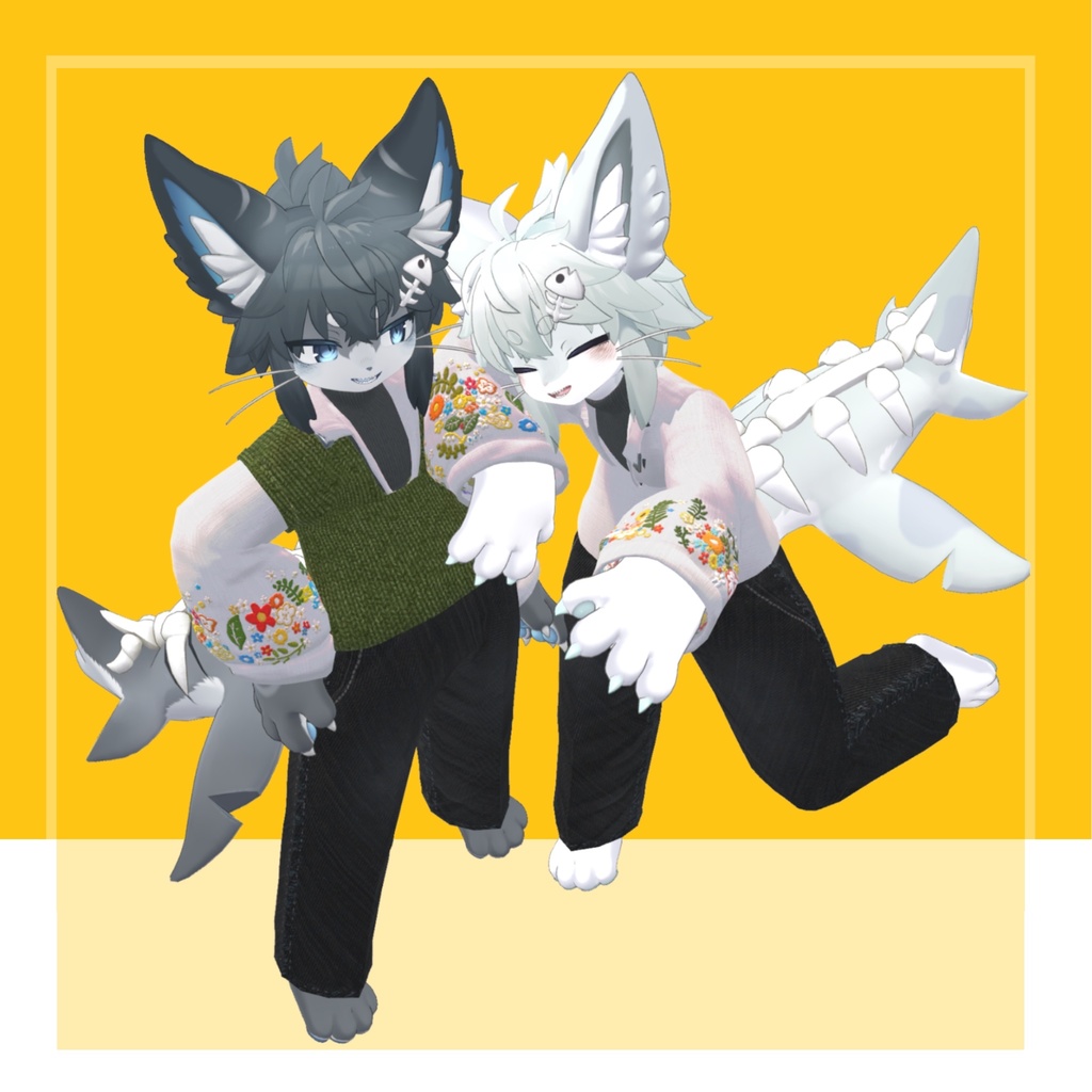 【Chalo専用衣装】FloralShirt