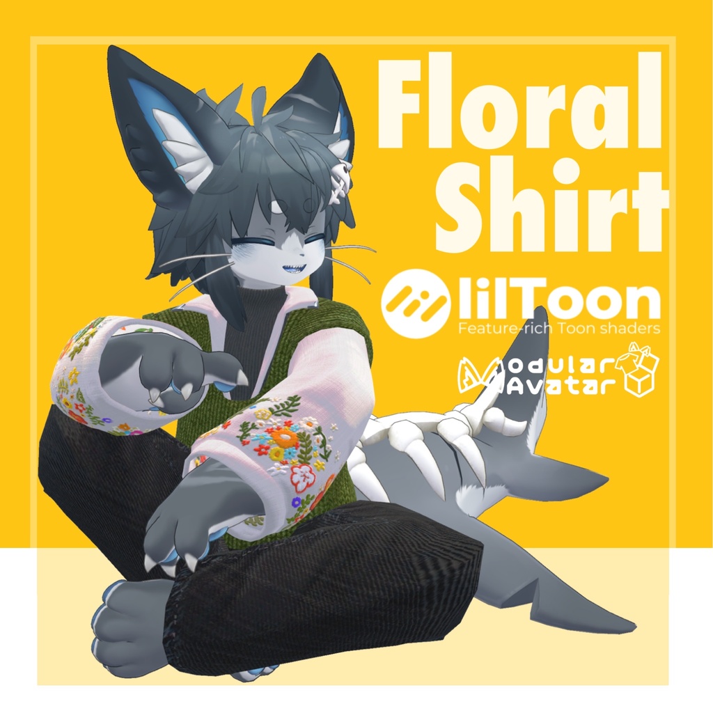 【Chalo専用衣装】FloralShirt