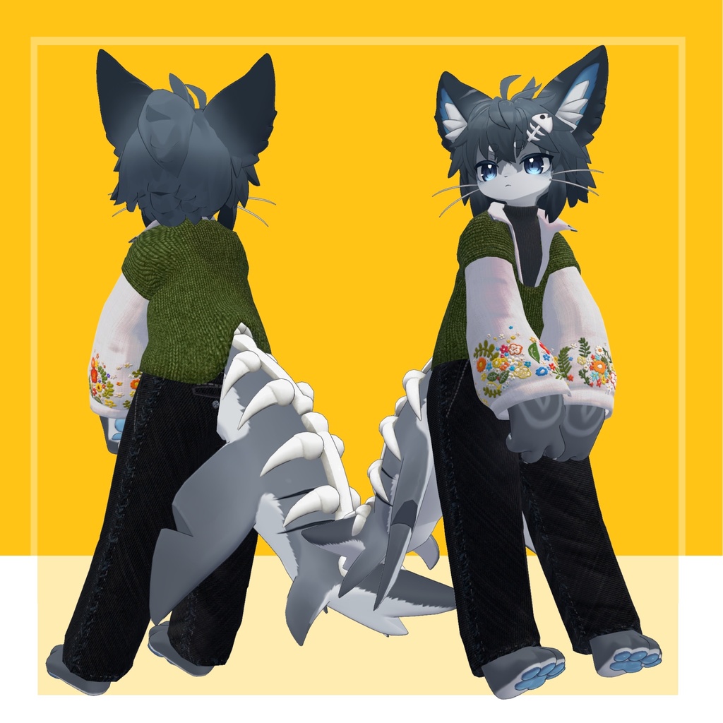 【Chalo専用衣装】FloralShirt