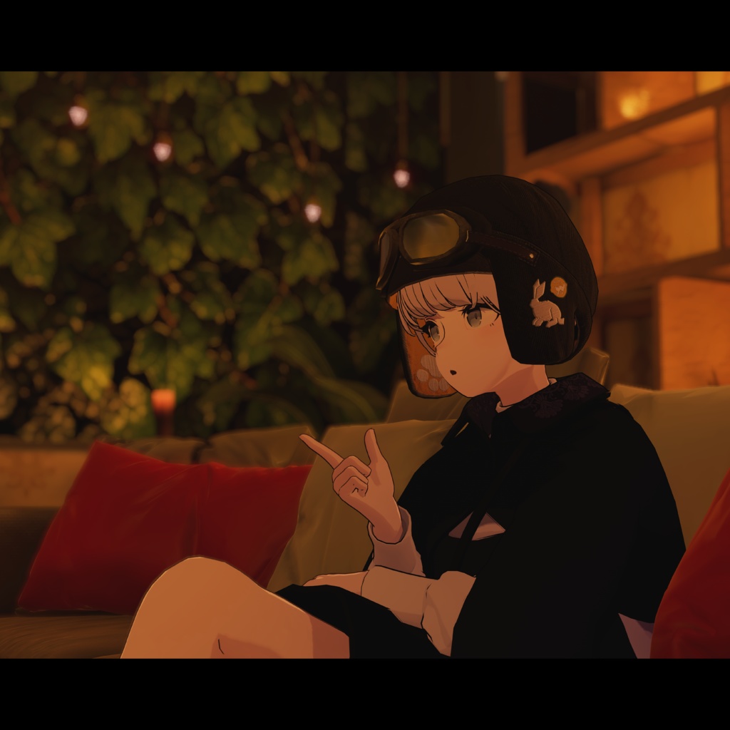 【VRChat衣装】Flight Cap