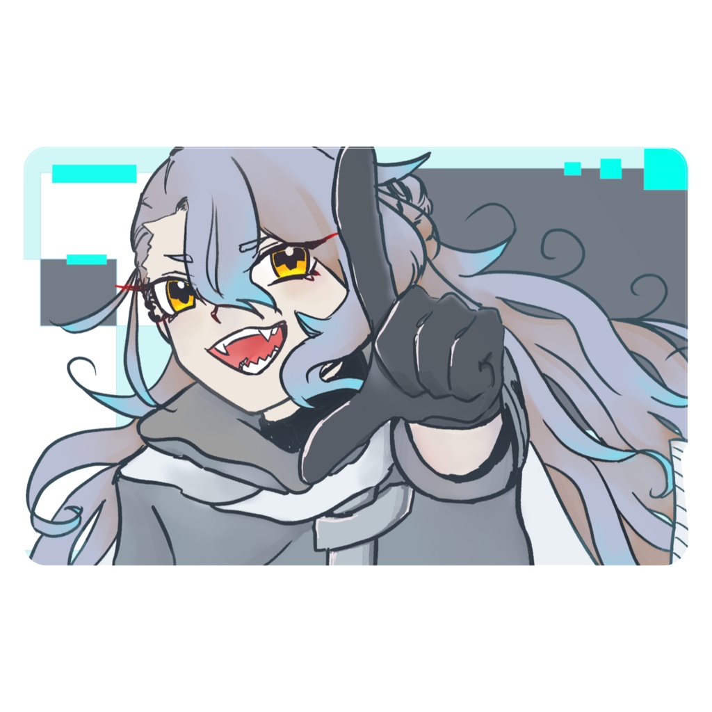 七々絵奏叶ICカードステッカー