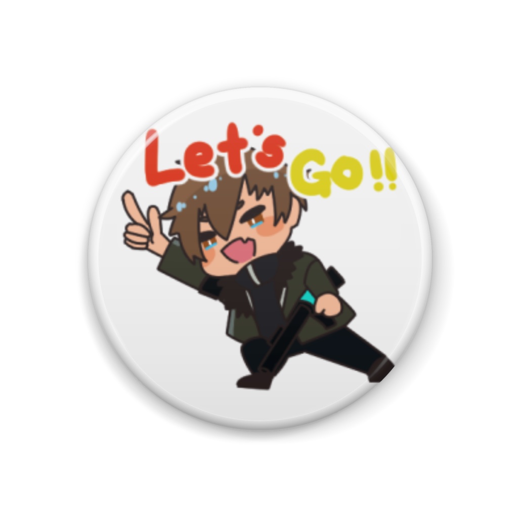 Mashiro_Kurano 缶バッジ「Let’s GO!!」 誕生祭2024ver