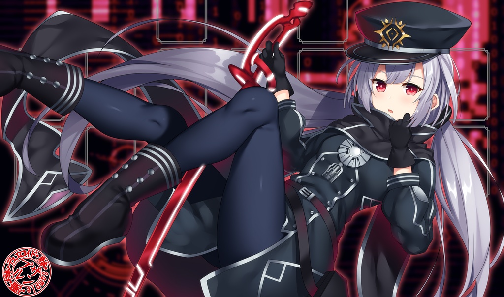 プレイマット 閃刀姫 ロゼ 枠付き版 Duelroid Booth