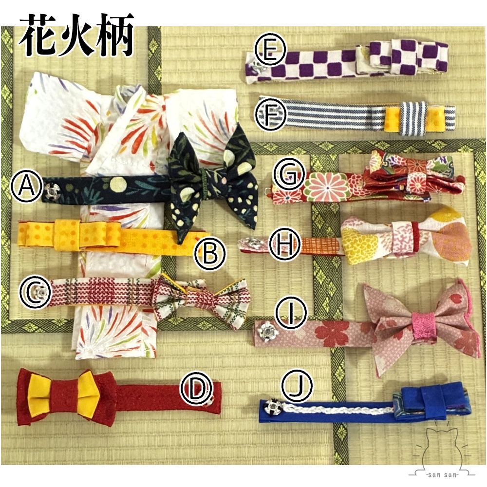 30MS用浴衣 花火柄