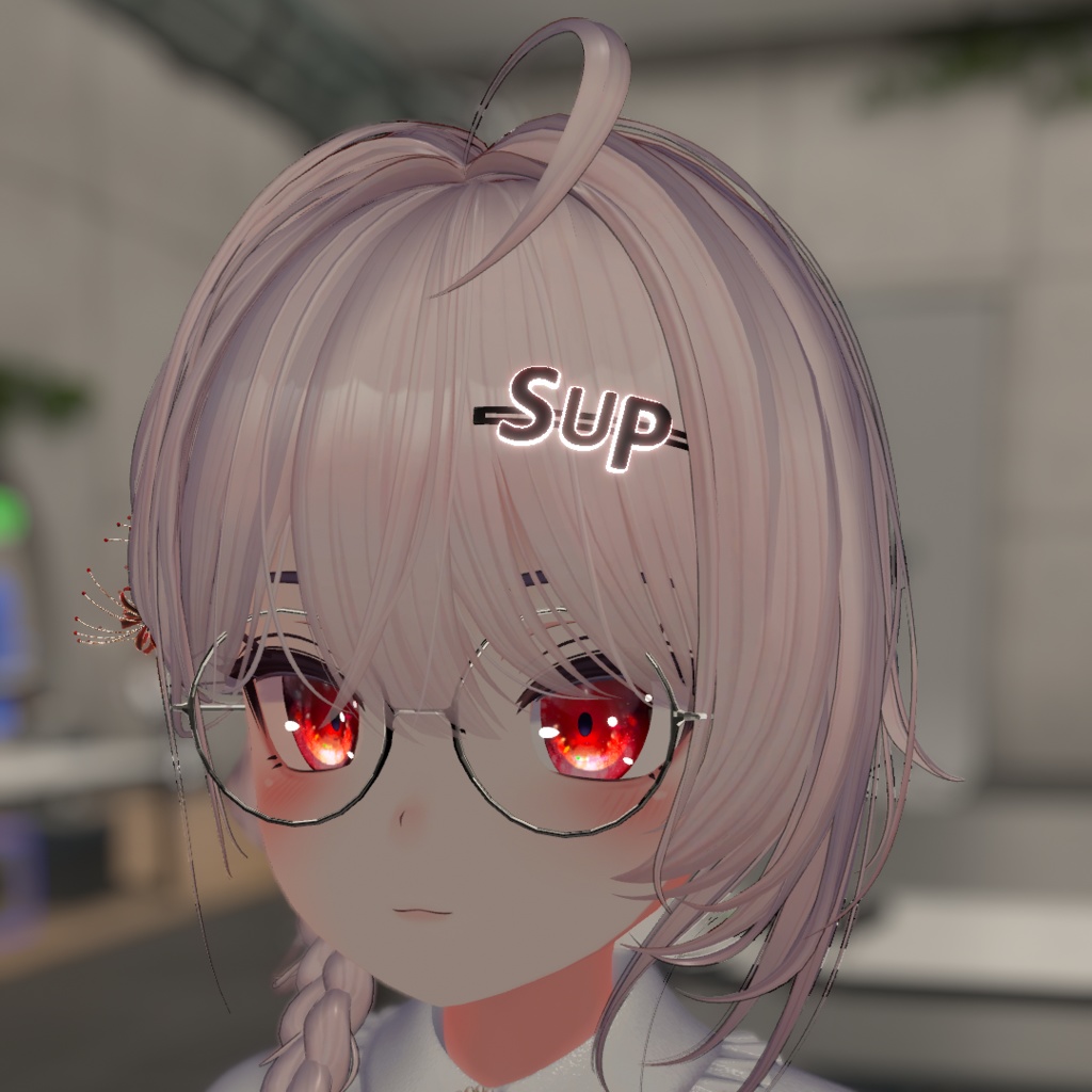 【Free 无料】Sup发光发卡 / Sup Bloom Hairpin / 光るヘアピン