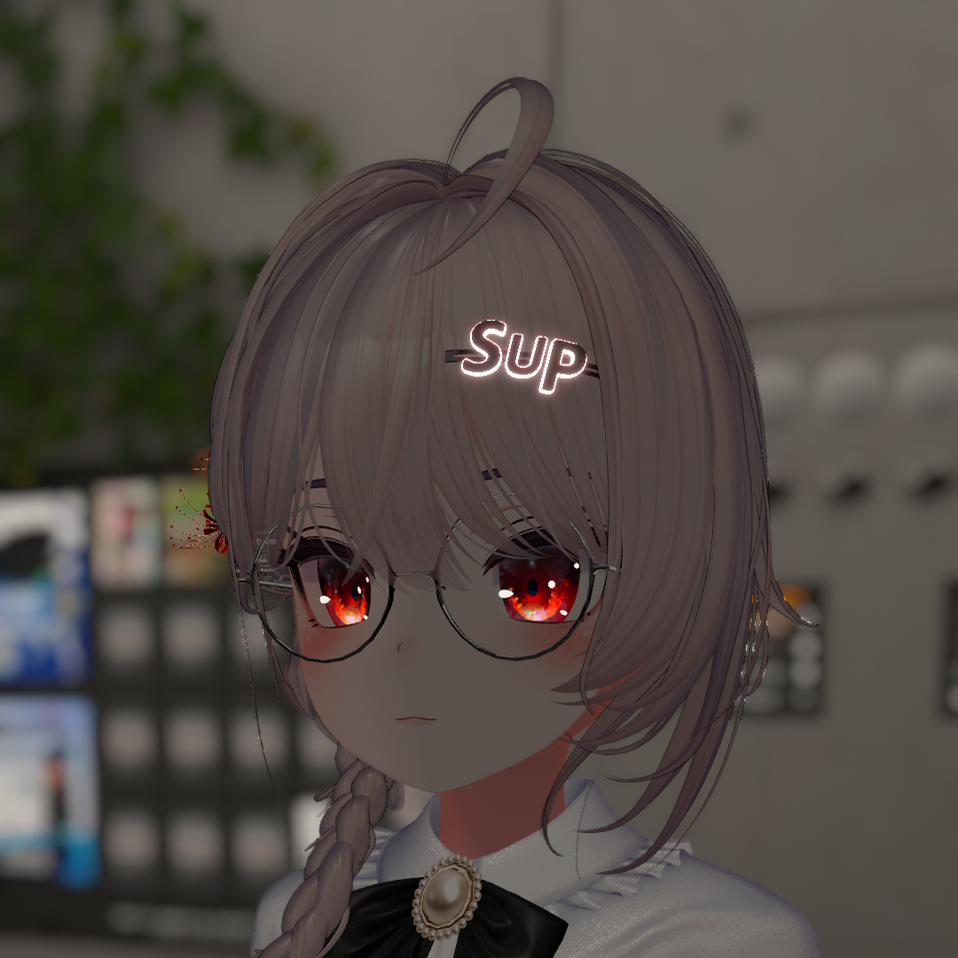 【Free 无料】Sup发光发卡 / Sup Bloom Hairpin / 光るヘアピン - SuperNoob - BOOTH