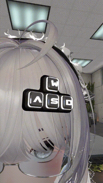 【Free 无料】键盘发卡 / WASD Hairpin / WASD ヘアピン