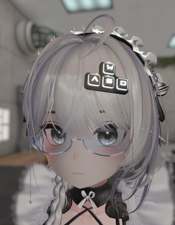 【Free 无料】键盘发卡 / WASD Hairpin / WASD ヘアピン