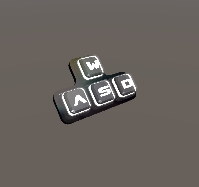 【Free 无料】键盘发卡 / WASD Hairpin / WASD ヘアピン