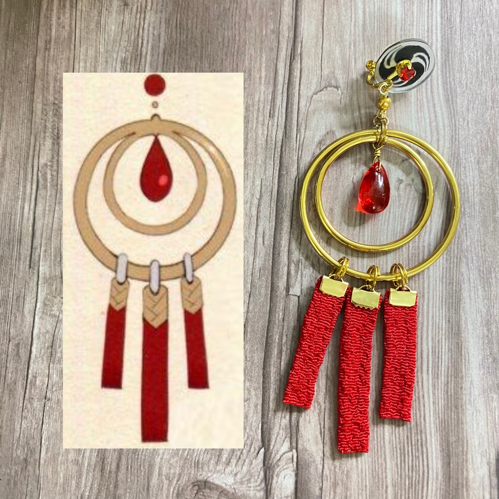 刀剣乱舞 和泉守兼定 イメージ ピアス イヤリング