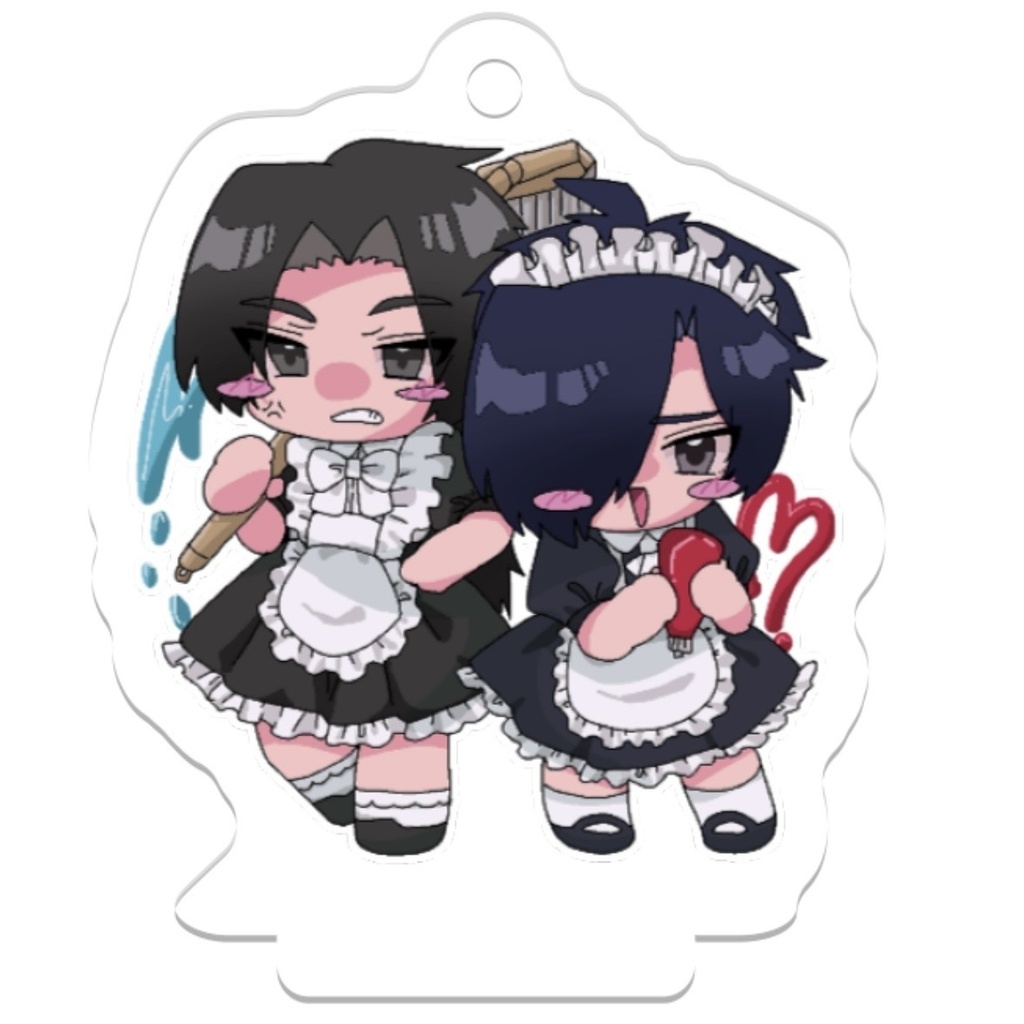 シンアラ メイドミニアクリルスタンドキーホルダー