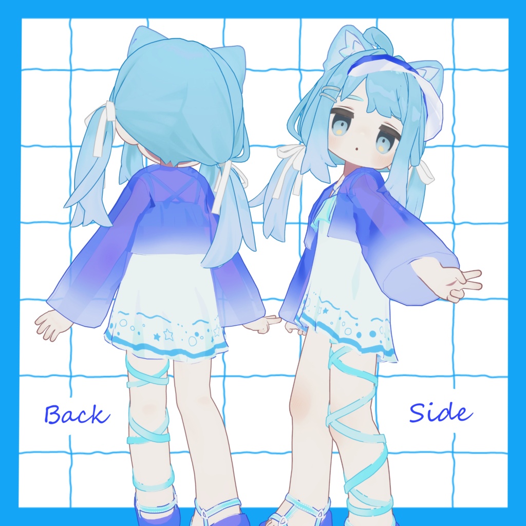 Mame Blue! 【まめふれんず対応衣装】