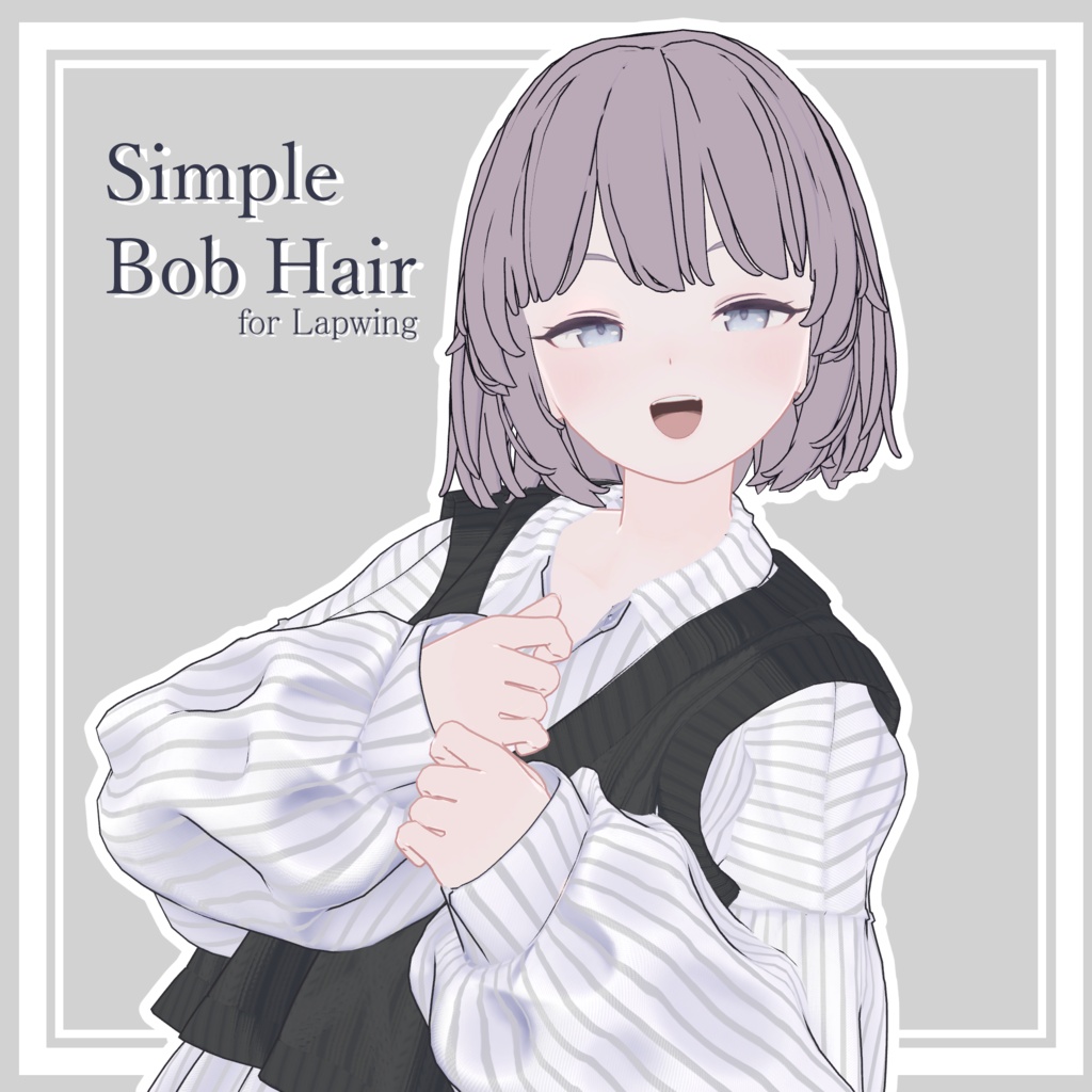 Simple_Bob_Hair【Lapwing対応髪型】