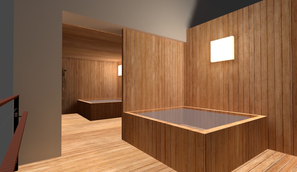 Wood Bathroom