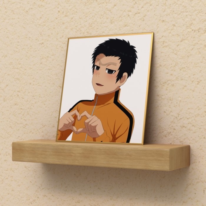 満次郎ミニ色紙