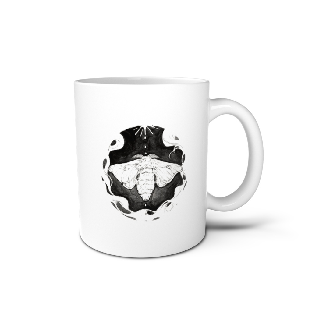 蚕蛾さんの繭ごもり マグ