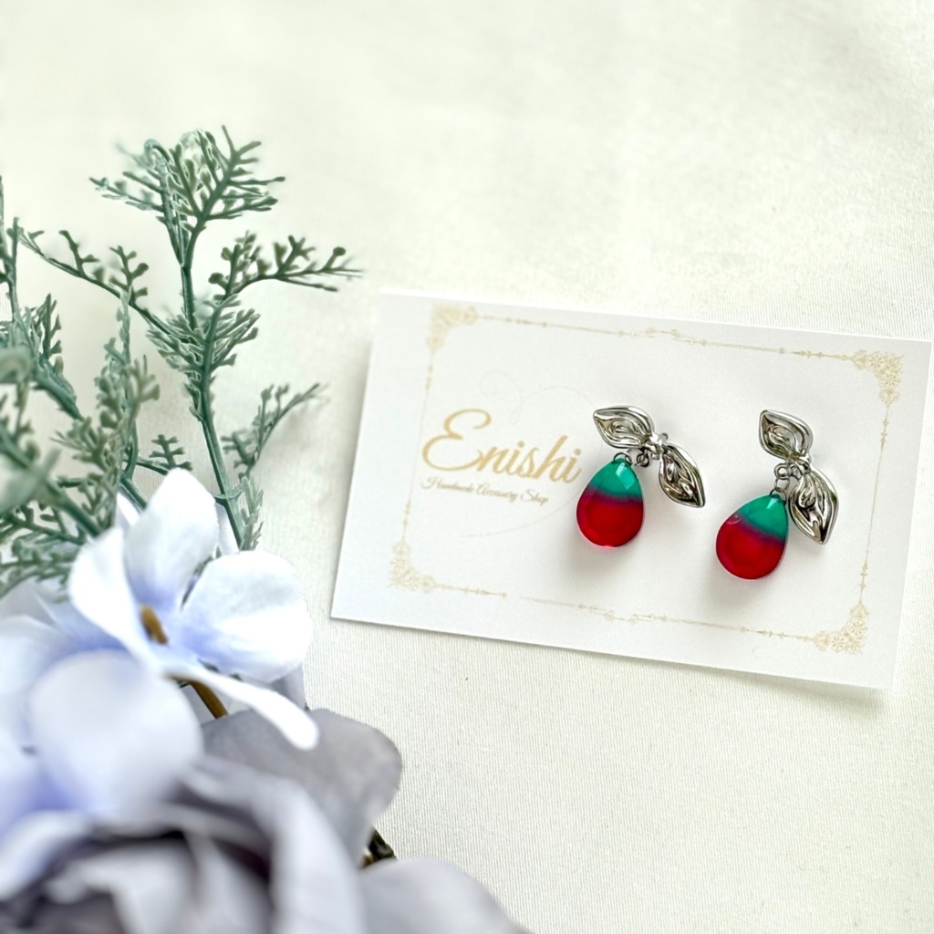 緋翠(ひすい) — 豊前江イメージピアス