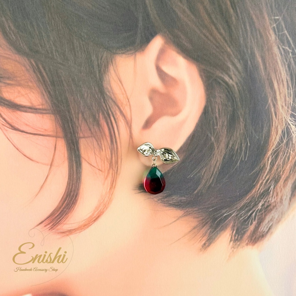 緋翠(ひすい) — 豊前江イメージピアス