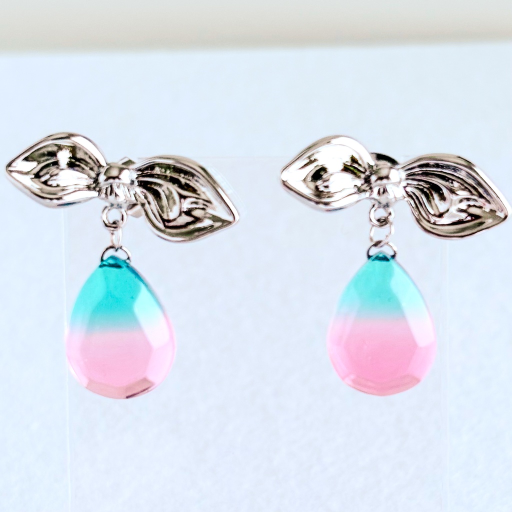 桃翠(とうすい) — 村雲江イメージピアス