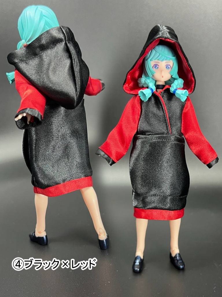 ロングサテンパーカー