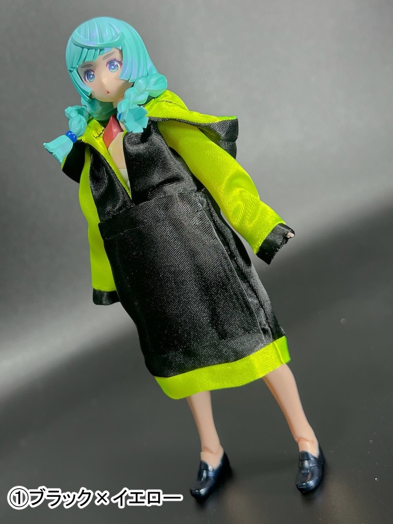 ロングサテンパーカー