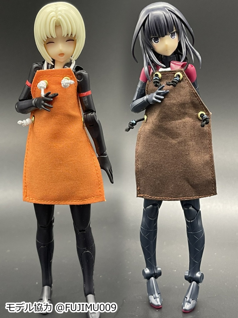 ゴム紐エプロン