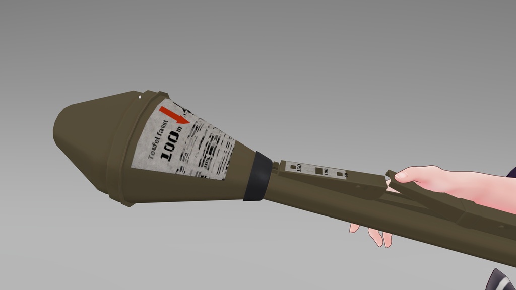 Panzerfaust100 Catalina(パンツァーファウスト) VRchat use Weapon
