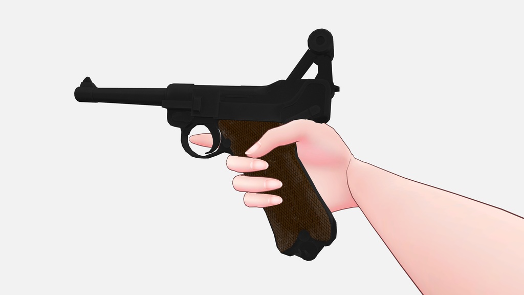 Luger P08  Langelauf. H.Göring.version VRchat use Weapon