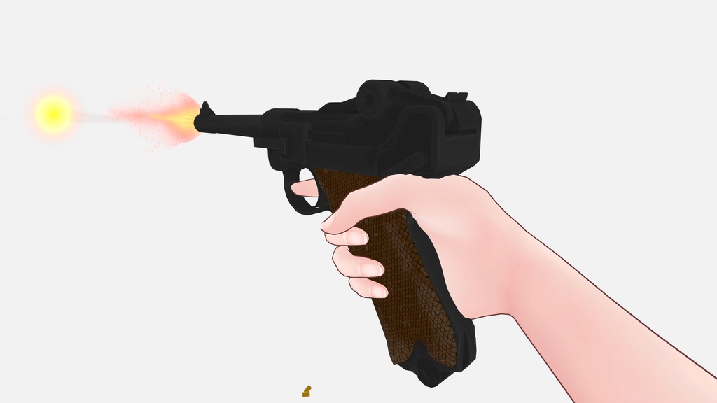 Luger P08  Langelauf. H.Göring.version VRchat use Weapon