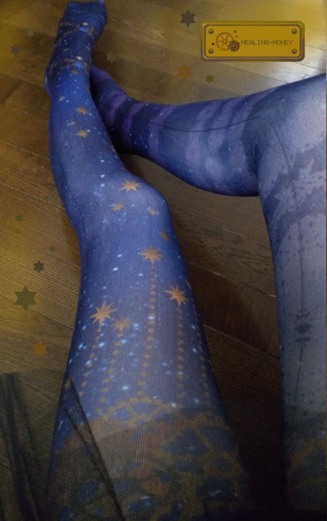 「翌月発送分予約」スチームパンク風オリジナルタイツ★歯車的乙女(ver.瑠璃星)