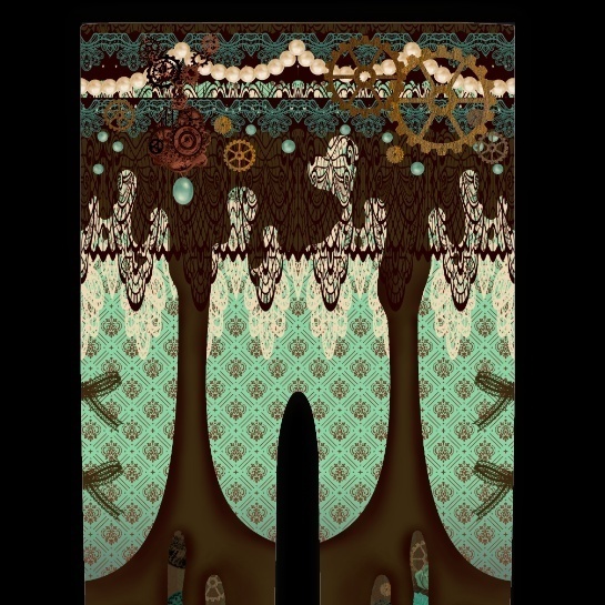 ※現在即納分もあり「翌月発送分予約」オリジナルタイツ★怪盗ショコラ(チョコミント・カプチーノベリー)