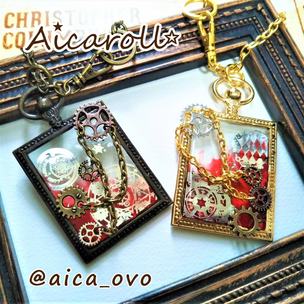 オリジナル箔押しシート【歯車と魔法陣】