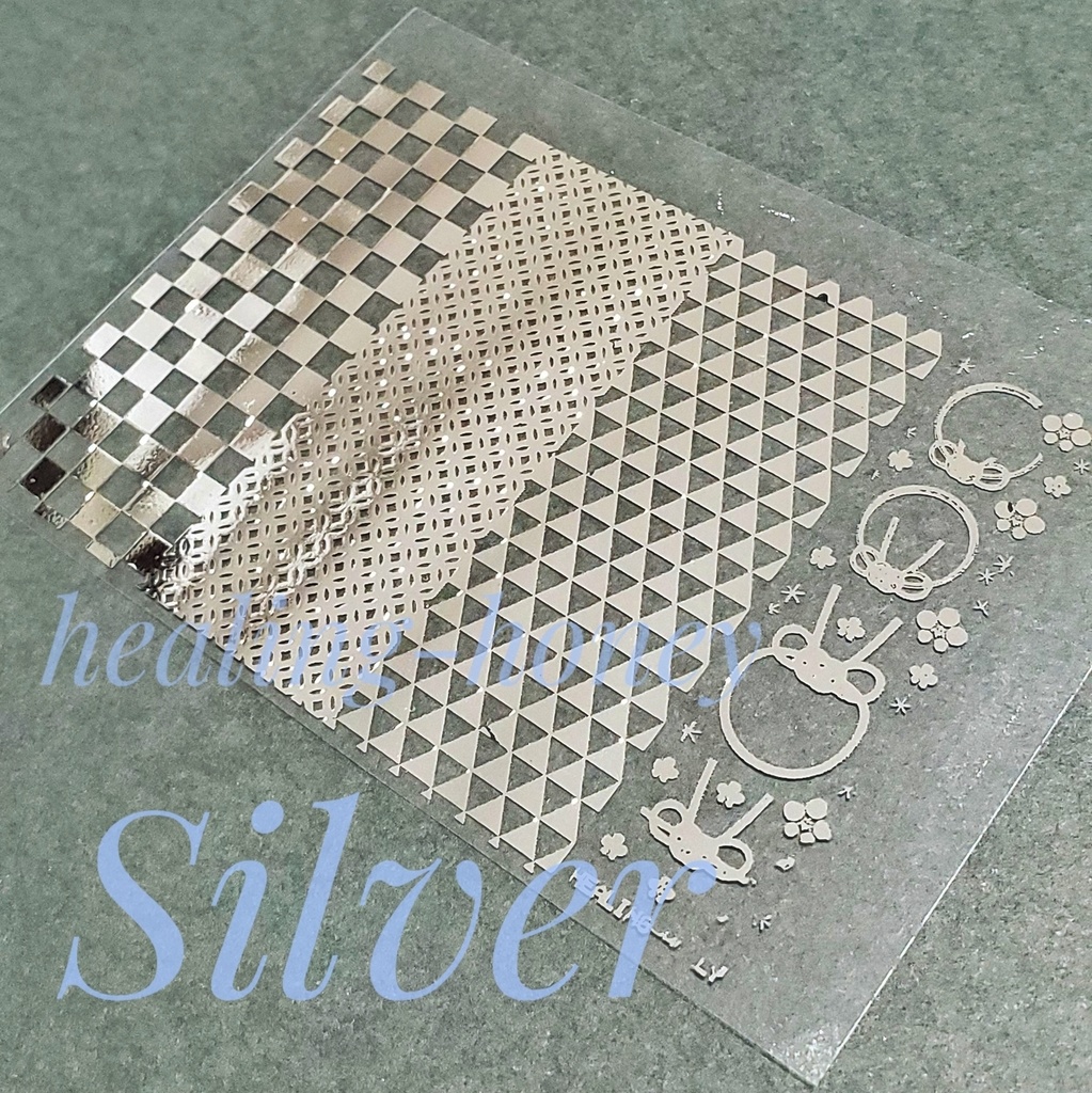 レジンアクセ素材に。オリジナル箔押しシート【和柄(大)詰め合わせ】