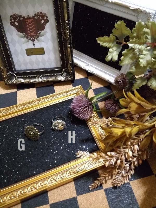 リング追加★スチームパンク系・歯車リング&イヤホンジャック(イヤリング・ピアスに変更可)