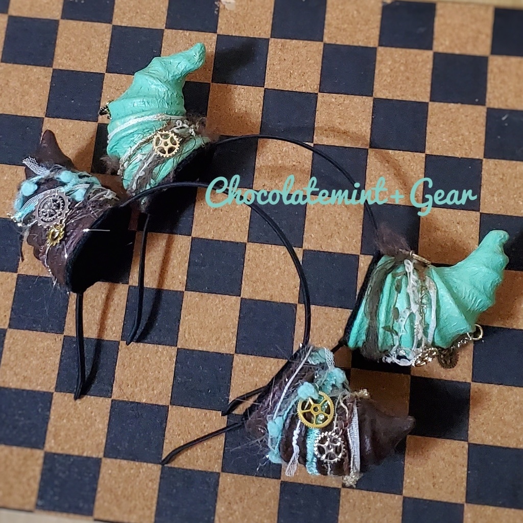 【CMG】チョコミントギア角カチューシャ(middle)