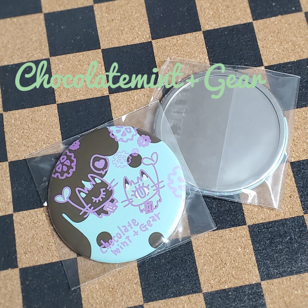 【CMG】単眼にゃんこ ゆるイラスト缶ミラー