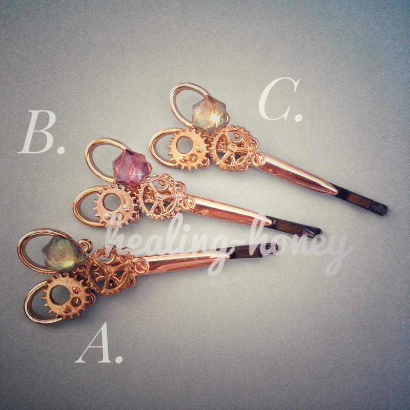 ~時を「刻む」鋏~ヘアピン