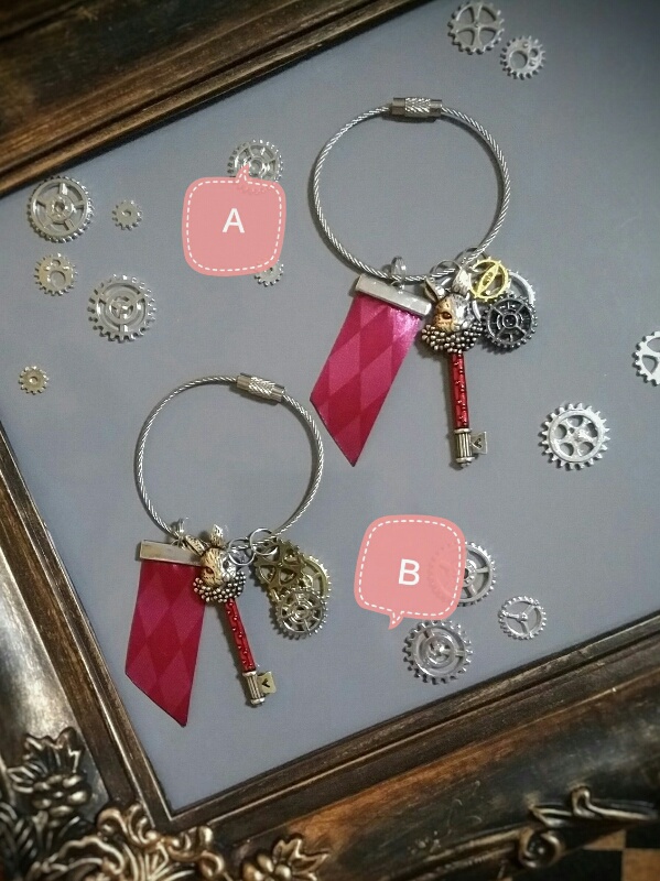 【全2種】時計ウサギの忘れ物(兎鍵のキーリング・バッグチャーム)