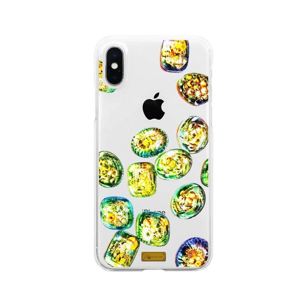 SE&X追加!受注生産「歯車キャンディドロップ」iPhone各種クリアスマートフォンケース
