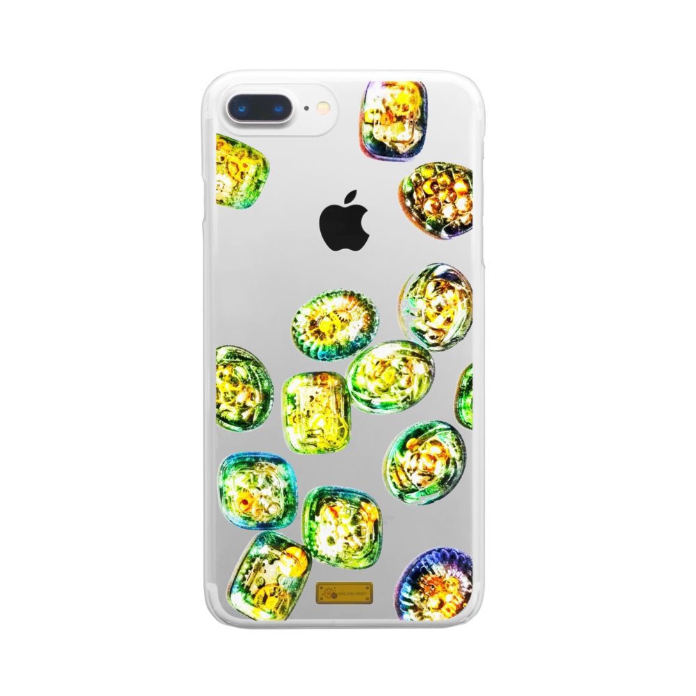 SE&X追加!受注生産「歯車キャンディドロップ」iPhone各種クリアスマートフォンケース