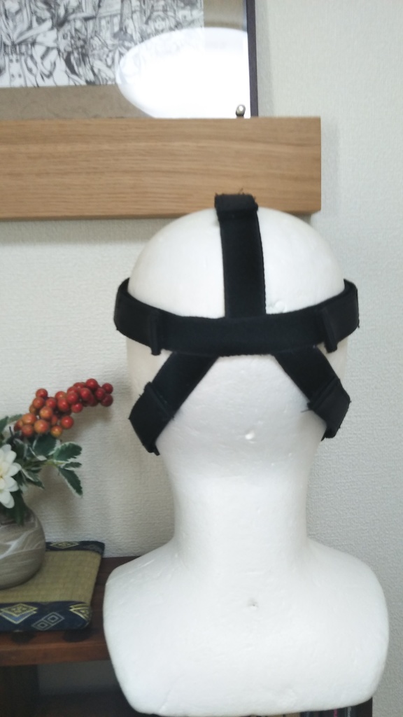 手縫いの漆黒レザーガスマスク(M~L)