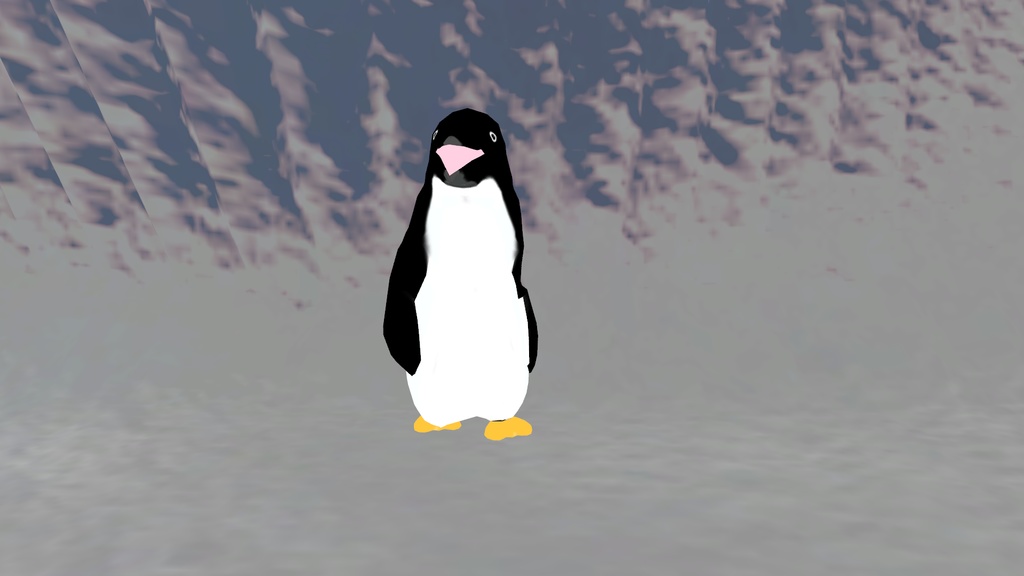 【VRChat想定アバター】アデリーペンギンさんVer1.1